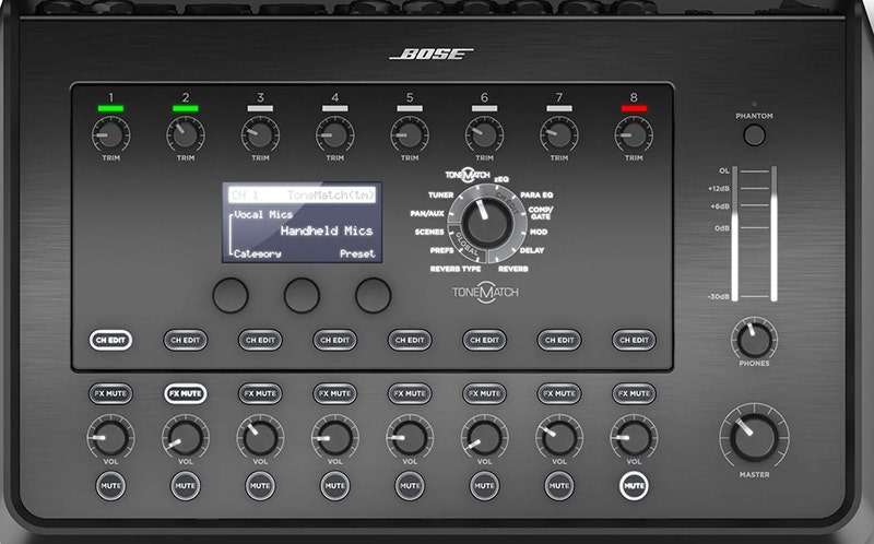 Bose T8S ToneMatch Mixer Powerful Audio Processing