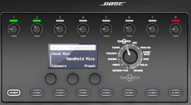 Bose T8S ToneMatch Mixer Seamless Live Control