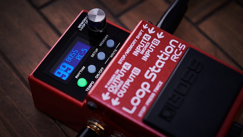 Boss RC-5 Loop Station Pedal Deep Control, Dark Stages