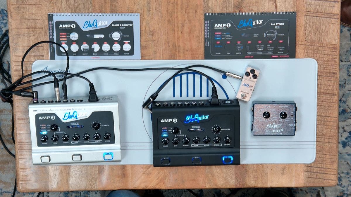 BluGuitar amps demoed by Thomas Blug at American Musical Supply