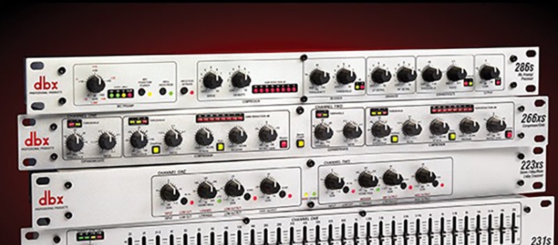 dbx 286s Clean Gain & Professional Connectivity