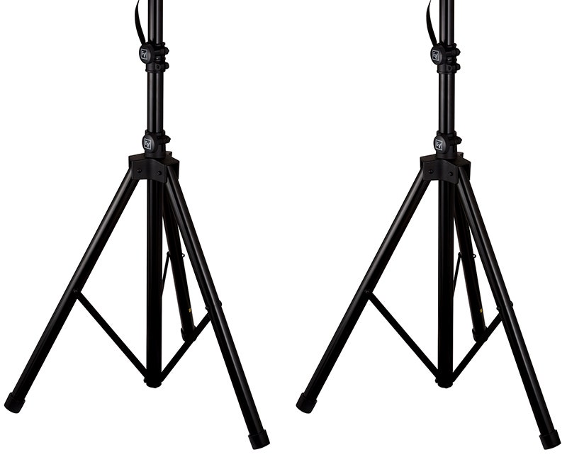 Electro Voice TSP 1 Aluminum Tripod Speaker Stand Pair With Carry