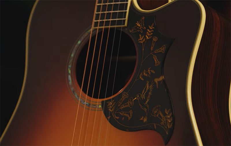 Epiphone Inspired by Gibson Custom Hummingbird Deluxe Acoustic