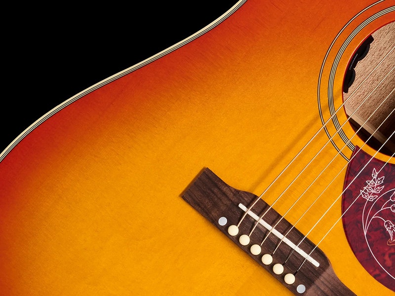 Epiphone Inspired by Gibson Hummingbird Standard A Symphony of Tonewoods