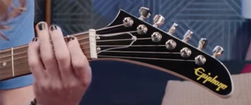 Epiphone Inspired by Gibson Explorer 80s EMG Guitar with Gig Bag