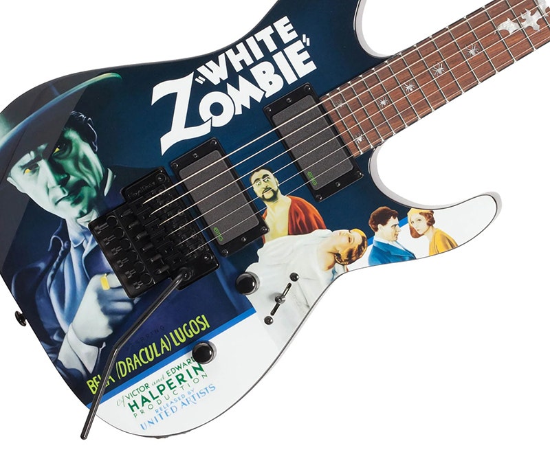 ESP LTD Kirk Hammett KH-WZ White Zombie Killer Looks Meet Professional Construction