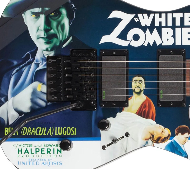 ESP LTD Kirk Hammett KH-WZ White Zombie Lightning-Fast Playability