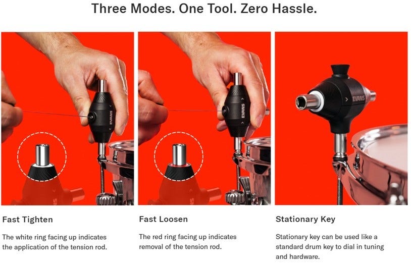 Pull Cord Drum Key Three Tools