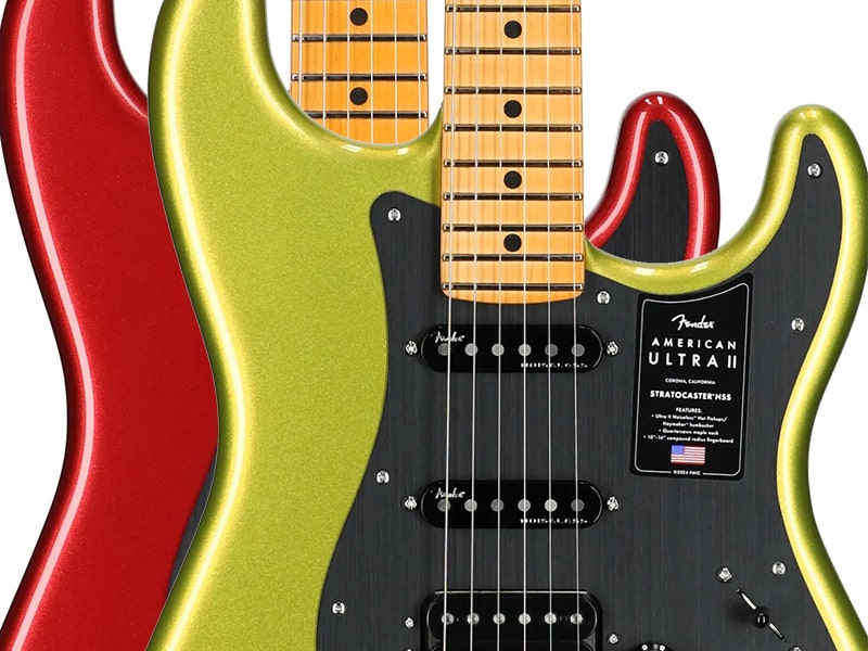 Fender American Ultra II Strat HSS Maple Neck Guitar with Case