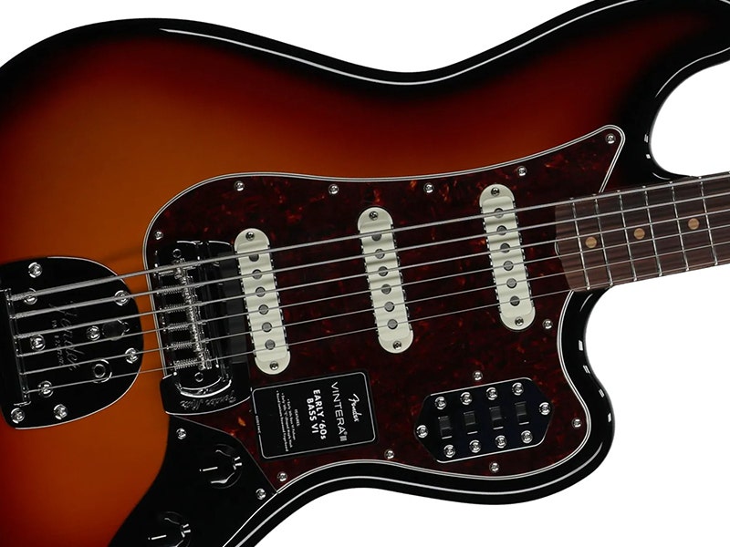 Fender Vintera III Early '60s Bass VI Classic Feel and Playability