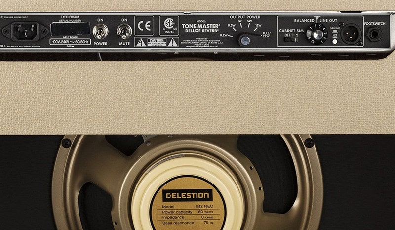 Fender Tone Master Deluxe Reverb Digital Amp Classic Bones