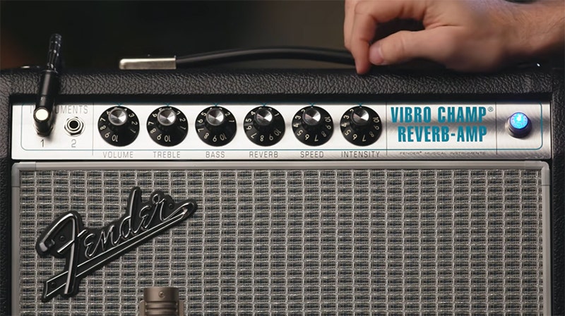 Fender '68 Custom Vibro Champ Reverb Classic Looks, Modern Portability