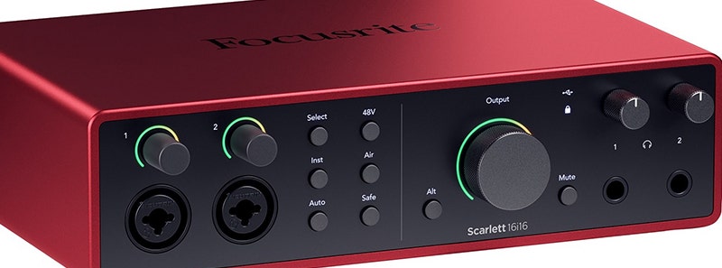Focusrite Scarlett 16i16 Gen 4 A Producer’s Perfect Partner