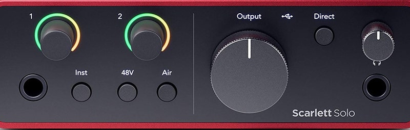 Focusrite Scarlett Solo Gen 4 The Ultimate Songwriter’s Studio