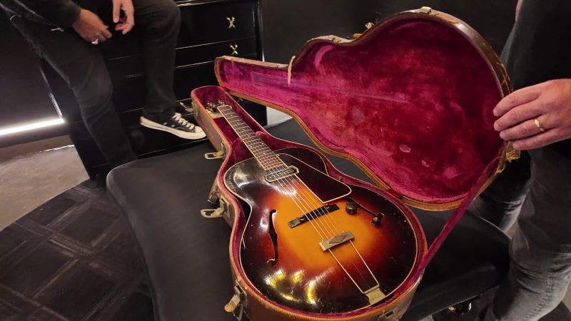 First Gibson electric guitar for Charlie Christian at the Gibson Vault American Musical Supply