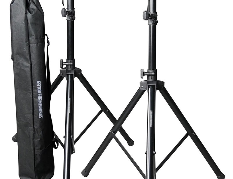 Gator Rok-It Aluminum Tripod Speaker Stand Built Light, Built Strong