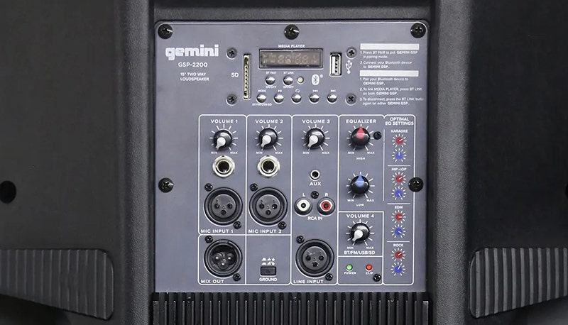 Gemini GSP2200 A Speaker You Can Count On