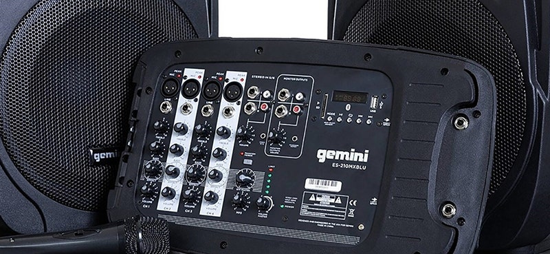 Gemini ES-210MXBLU-ST Complete PA Solution Ready to Perform