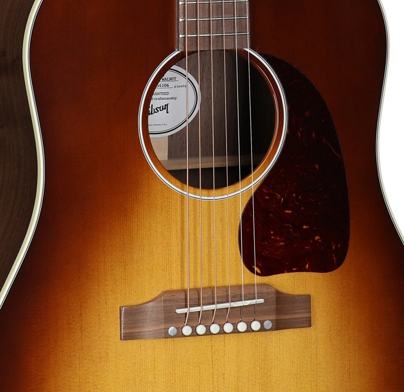 Gibson J45 Studio Walnut Acoustic Electric Modern Features