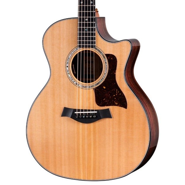 Grand auditorium acoustic guitar body shape