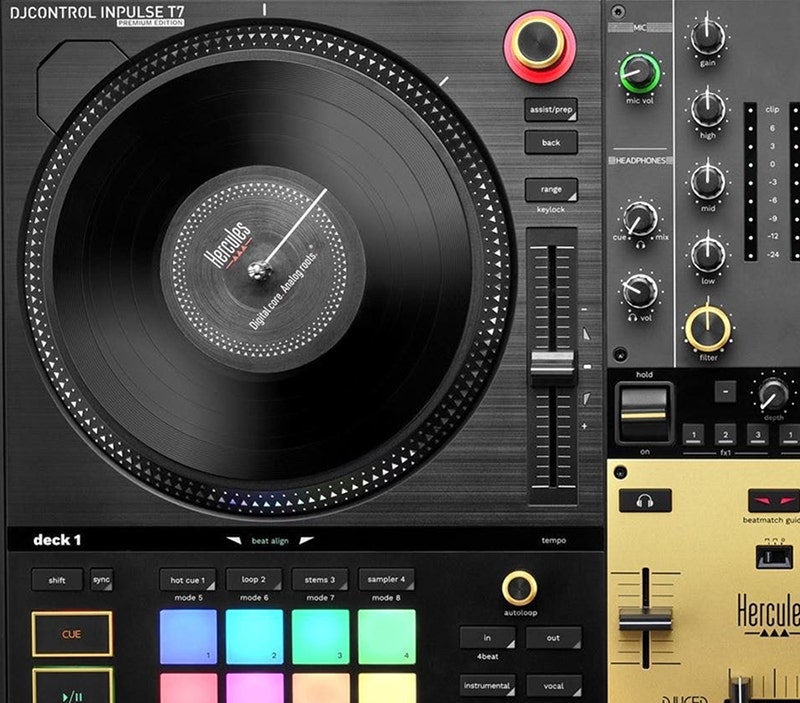 Hercules DJ Control Inpulse T7 Premium Scratch, Mix and Command Like a Pro