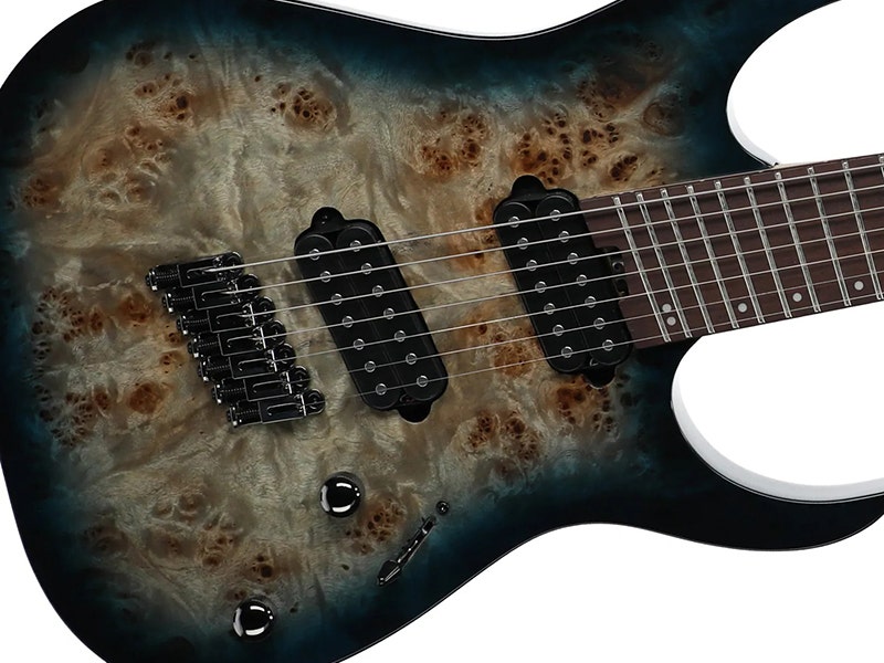 Ibanez RGMS7PB multi-scale 7-string guitar Ergonomic Excellence