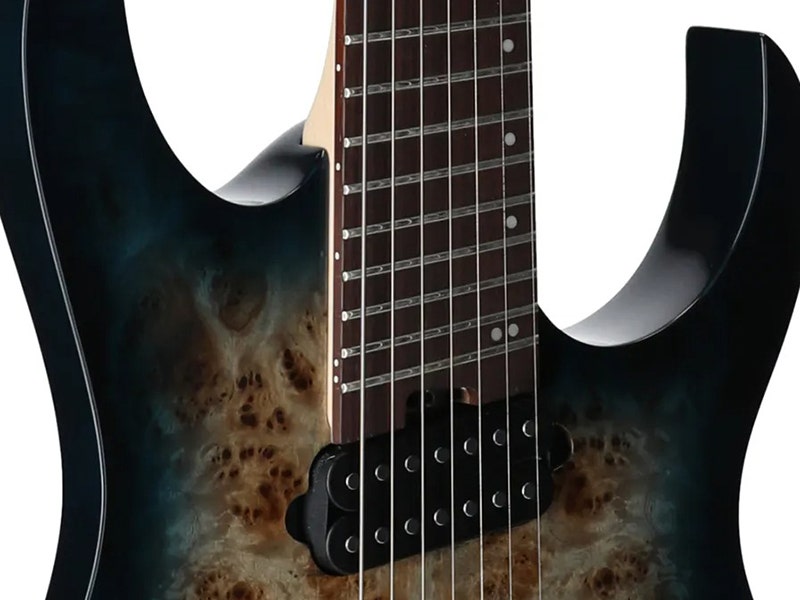 Ibanez RGMS7PB multi-scale 7-string guitar A Look as Lethal as its Tone