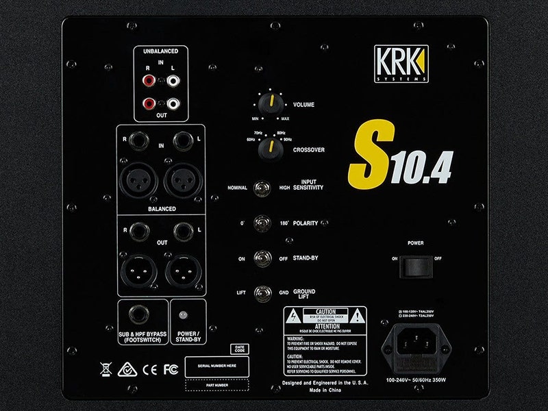 KRK S10.4 S10 Generation 4 Robust Construction and Smart Design