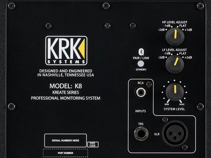 KRK Kreate 8 Powered Studio Connectivity Zero Excuses