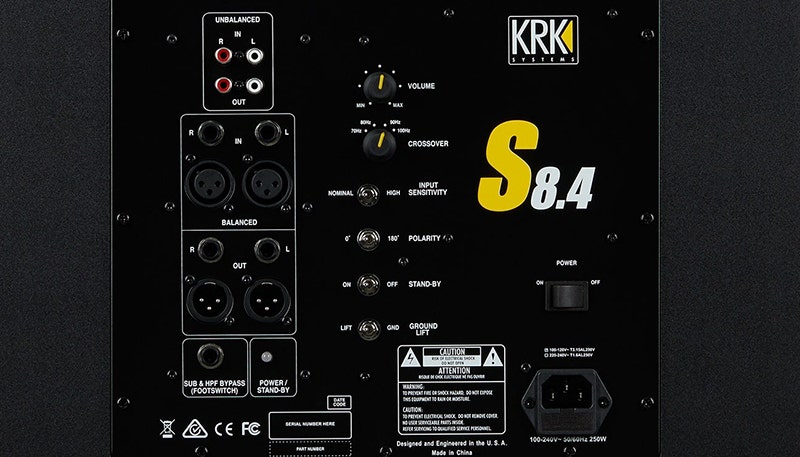 KRK S8.4 S8 Generation 4 Fine-Tuning Your Frequencies