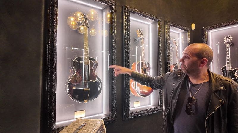 Lloyd Loar's original Gibson L5 at the Gibson Vault American Musical Supply