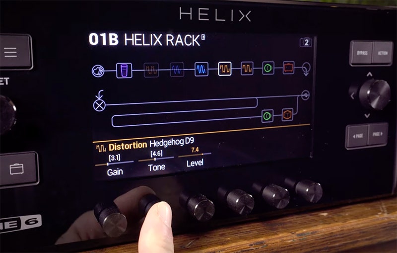 Line 6 Helix Rack Authentic Tone and Dynamics