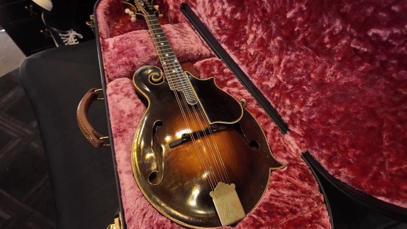 Lloyd Loar's original Mandolin at the Gibson Vault American Musical Supply