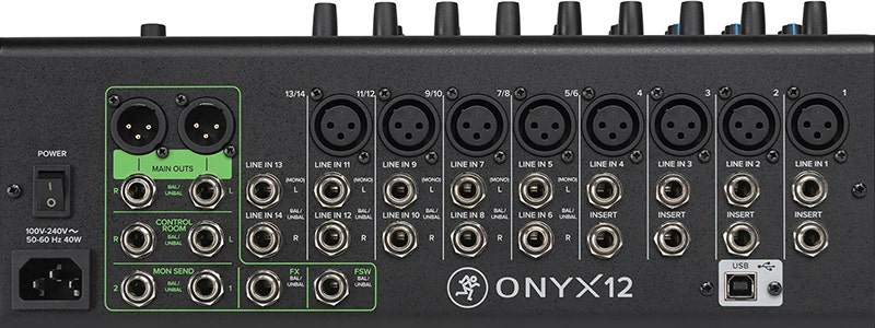 Mackie Onyx12 The Definitive Audio Hub
