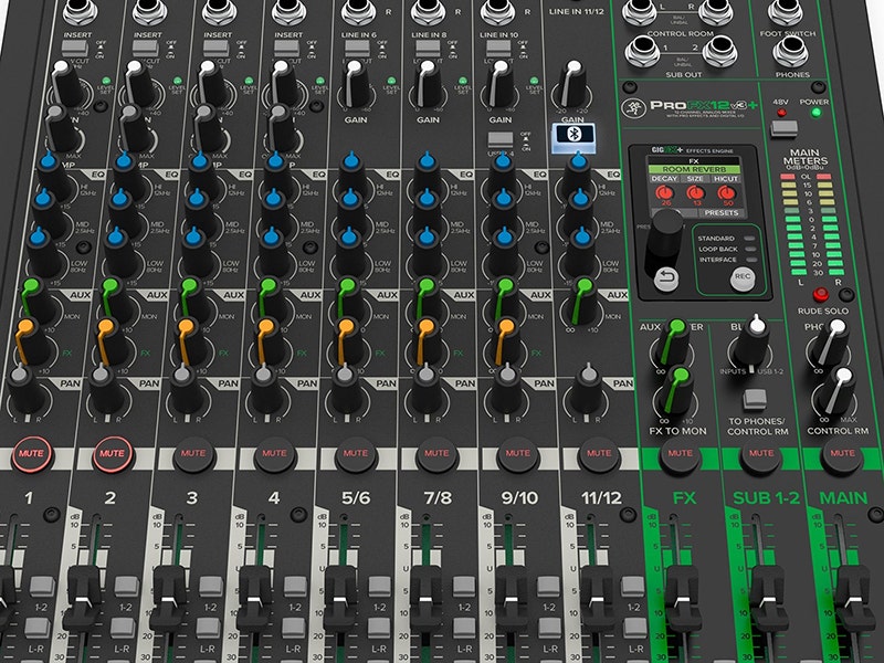 Mackie ProFX12v3+ Total Control at Your Fingertips