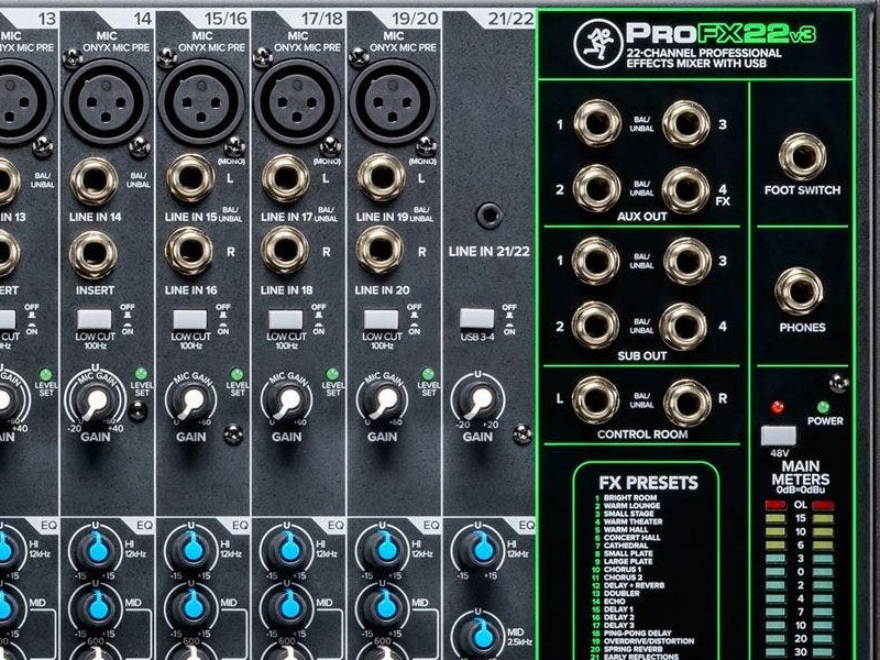 Mackie ProFX22v3 Your Sound Demands the ProFX22v3