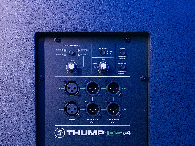 Mackie Thump18Sv4 Plug In, Dial In, Done