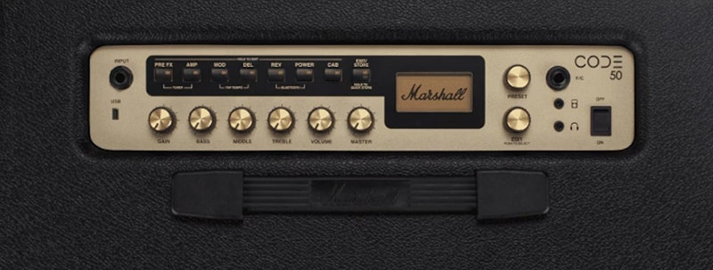 MARSHALL CODE50 ギターアンプ Marshall CODE50 50W 1x12 Guitar Combo Amp - Black | Guitar Center
