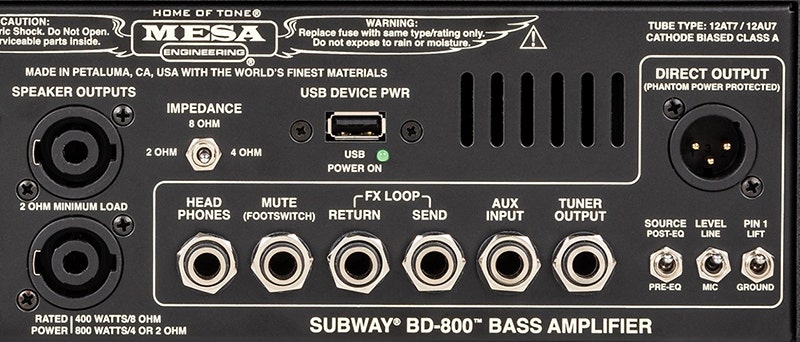 MESA Boogie Subway Bass 800D A New Era of Boogie Bass Tone