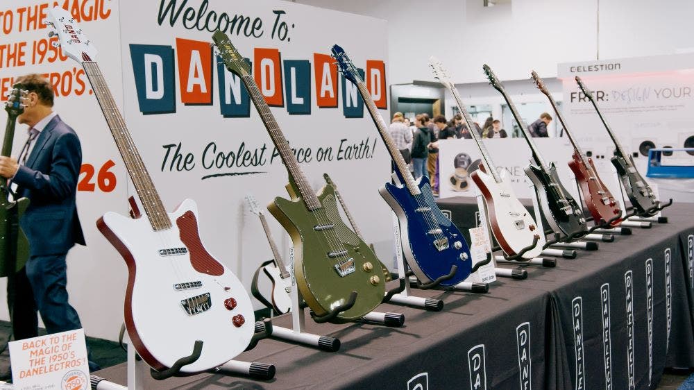 Danelectro Dano 2026 lineup at NAMM 2026 American Musical Supply
