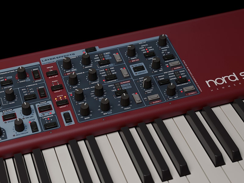 Nord Stage 4 88 Masterful Effects