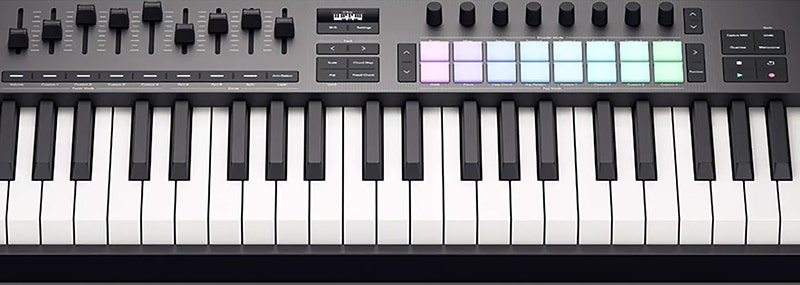 Novation Launchkey 49 MK4 USB Keyboard Controller The Complete Producer's Package