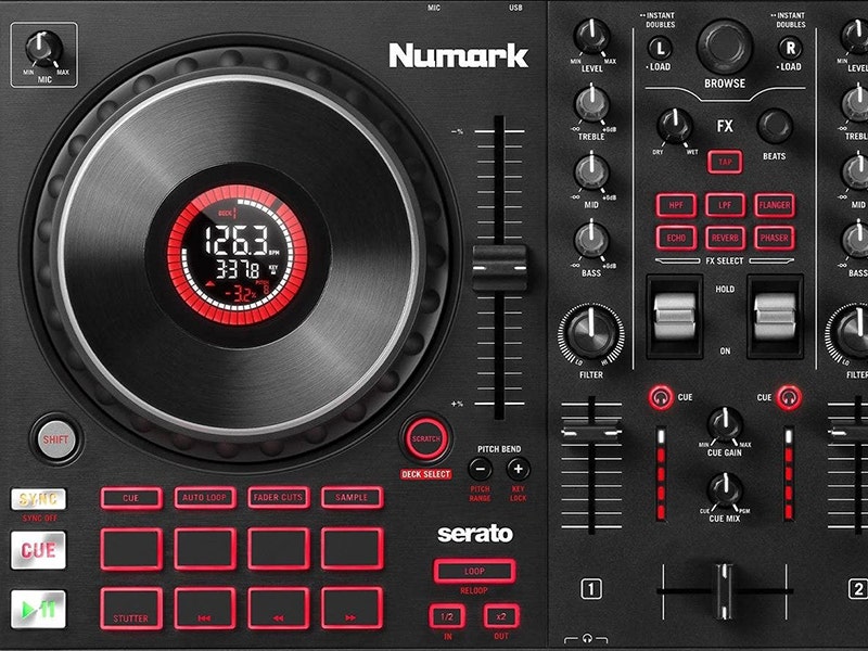 Numark MixTrack The Platinum FX Stands Tall