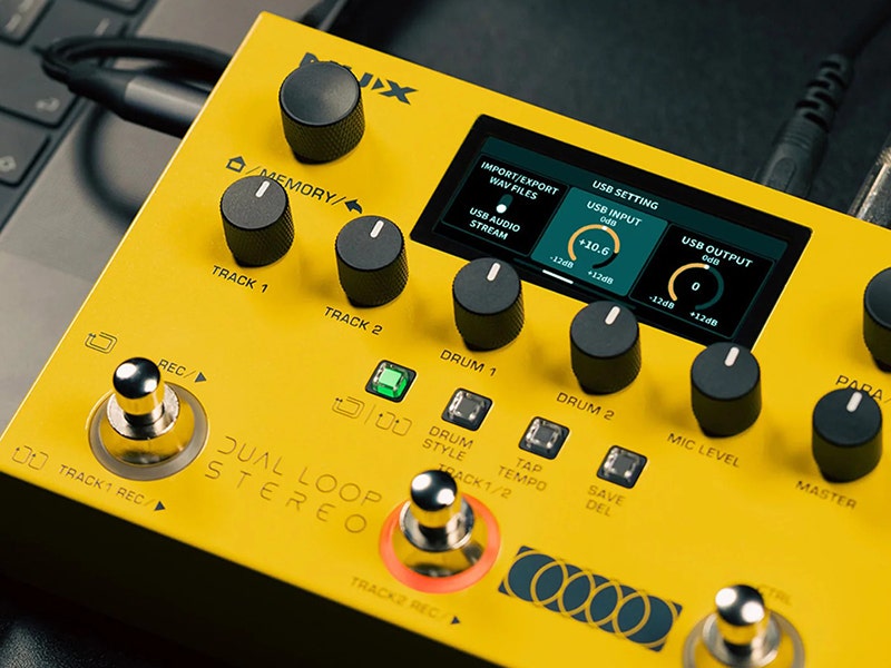 NUX NML3DLS Dual Loop Stereo Pedal The Drummer Who’s Always on Time