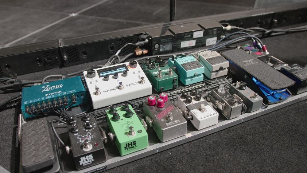 Rascal Flatts Nick Champeau guitar pedalboard