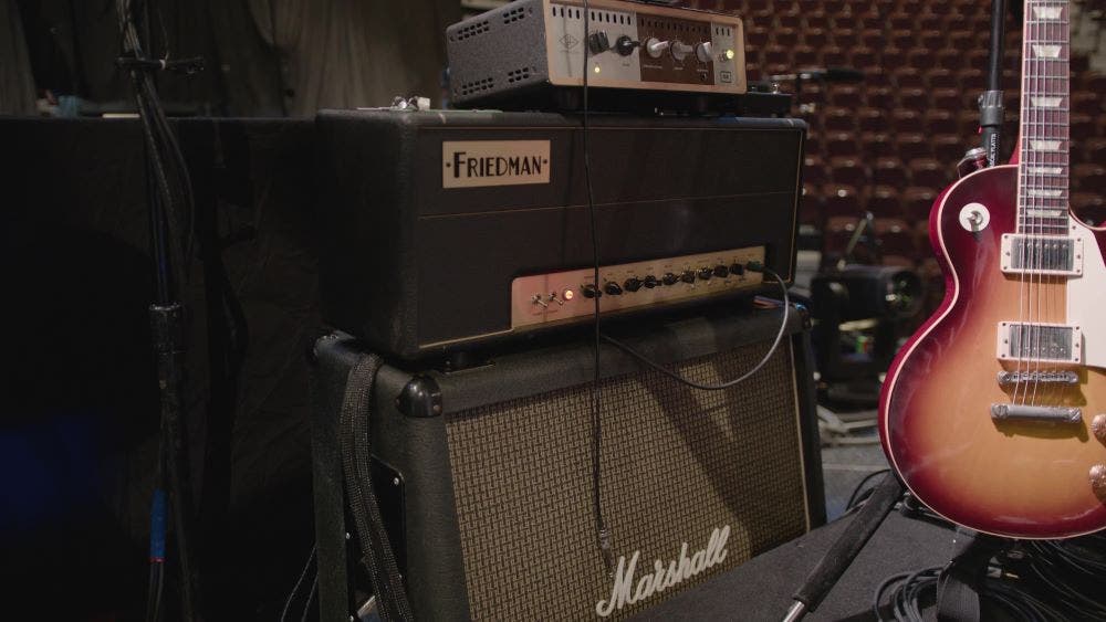 Rascal Flatts Nick Champeau guitar and amplifier stack