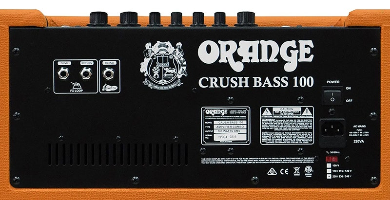 Orange Crush 100 Bass Guitar Amp The Perfect Bass Combo