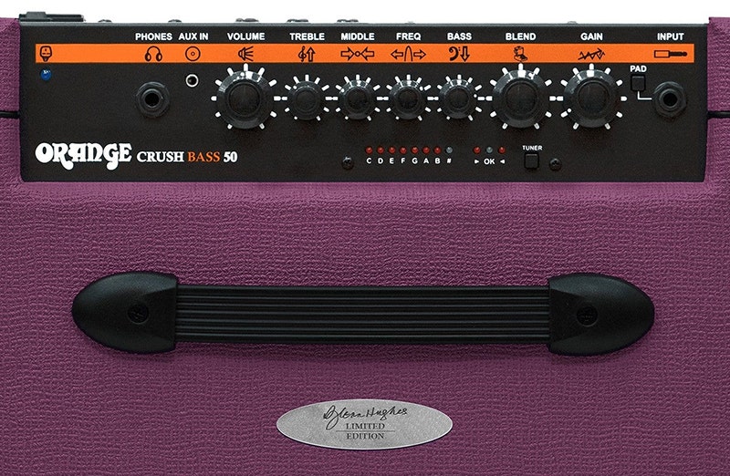 Orange Glenn Hughes Crush Bass 50 LTD Built for the Real World