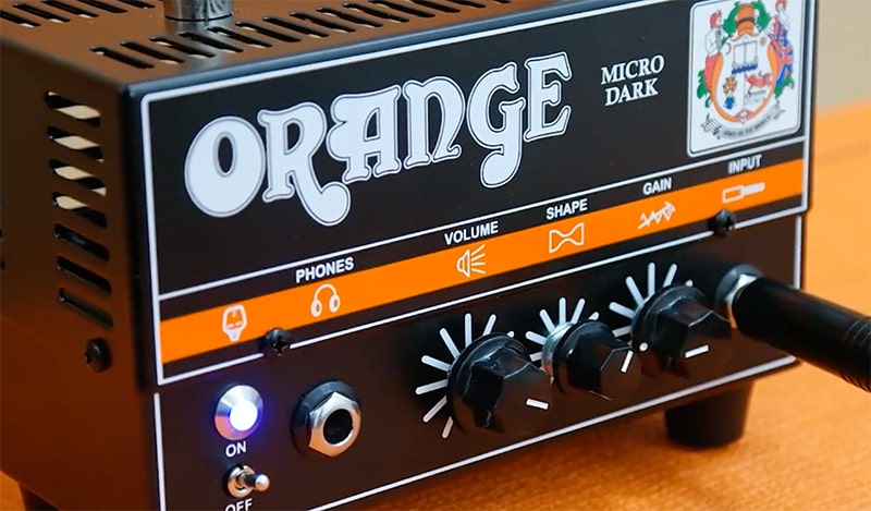 Orange Micro Dark Terror Tiny Terror with a Massive Tone