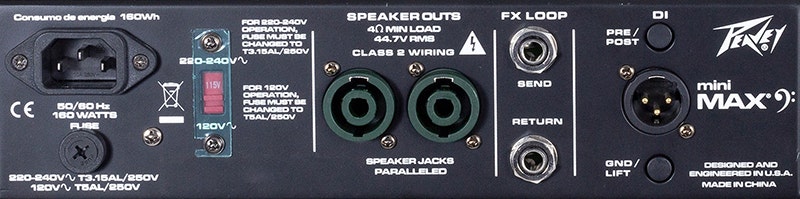 Peavey MiniMAX Go MAX with MiniMAX